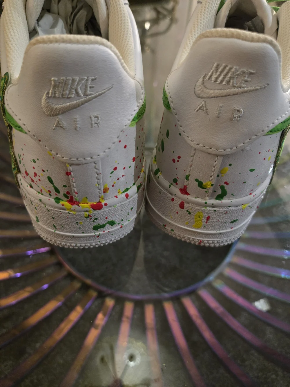 Custom NIKE Air Force 1's Size Boys 6Y New W/O Tags